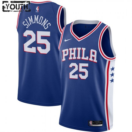 Maglia Philadelphia 76ers Ben Simmons 25 2020-21 Nike Icon Edition Swingman - Bambino